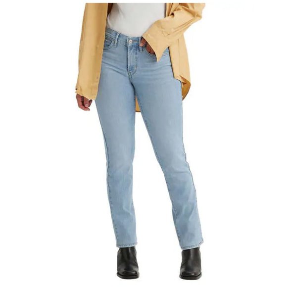 🌸 NWT Levi's 311 Shaping Straight Leg Jeans in Oahu Morning Dew Light Wash - Picture 2 of 13